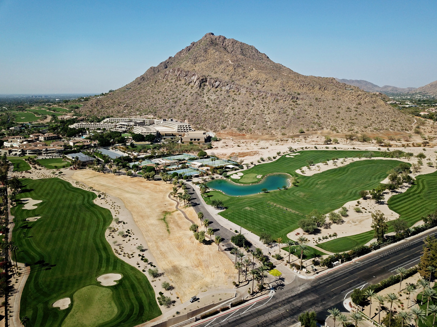 Camelback Mountain, Aerial Photography, The Phoenician